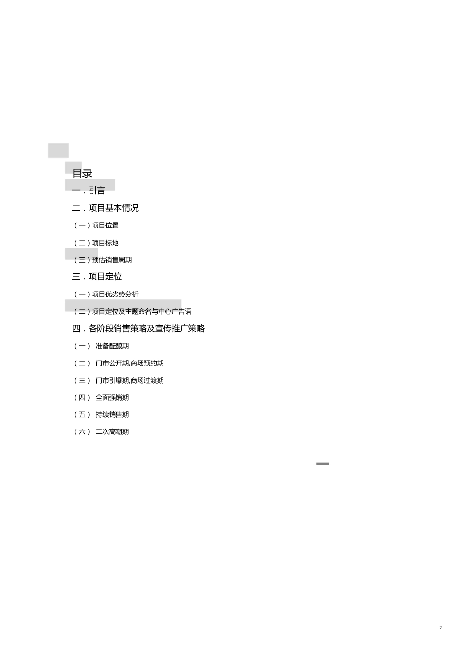 鸿越商贸中心项目营销推广策划案_第2页