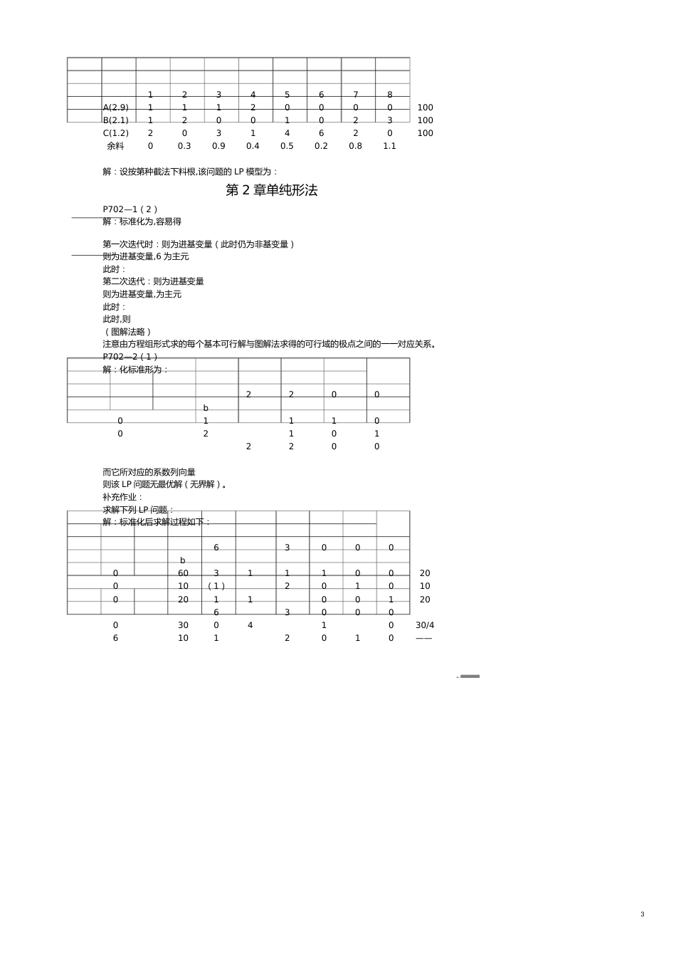 （现场管理）管理运筹学作业答案(韩大卫)MBA_第3页