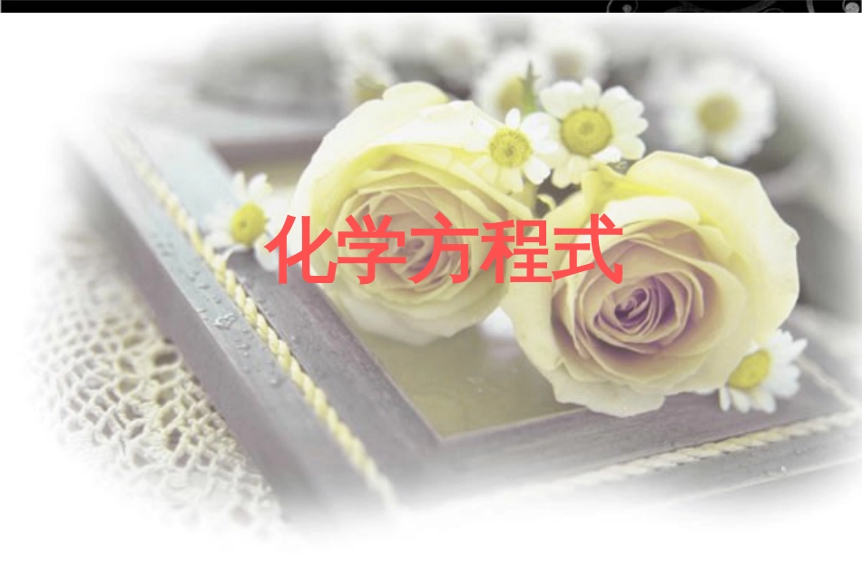 九年级化学《化学方程式》PPT课件[共34页]_第1页