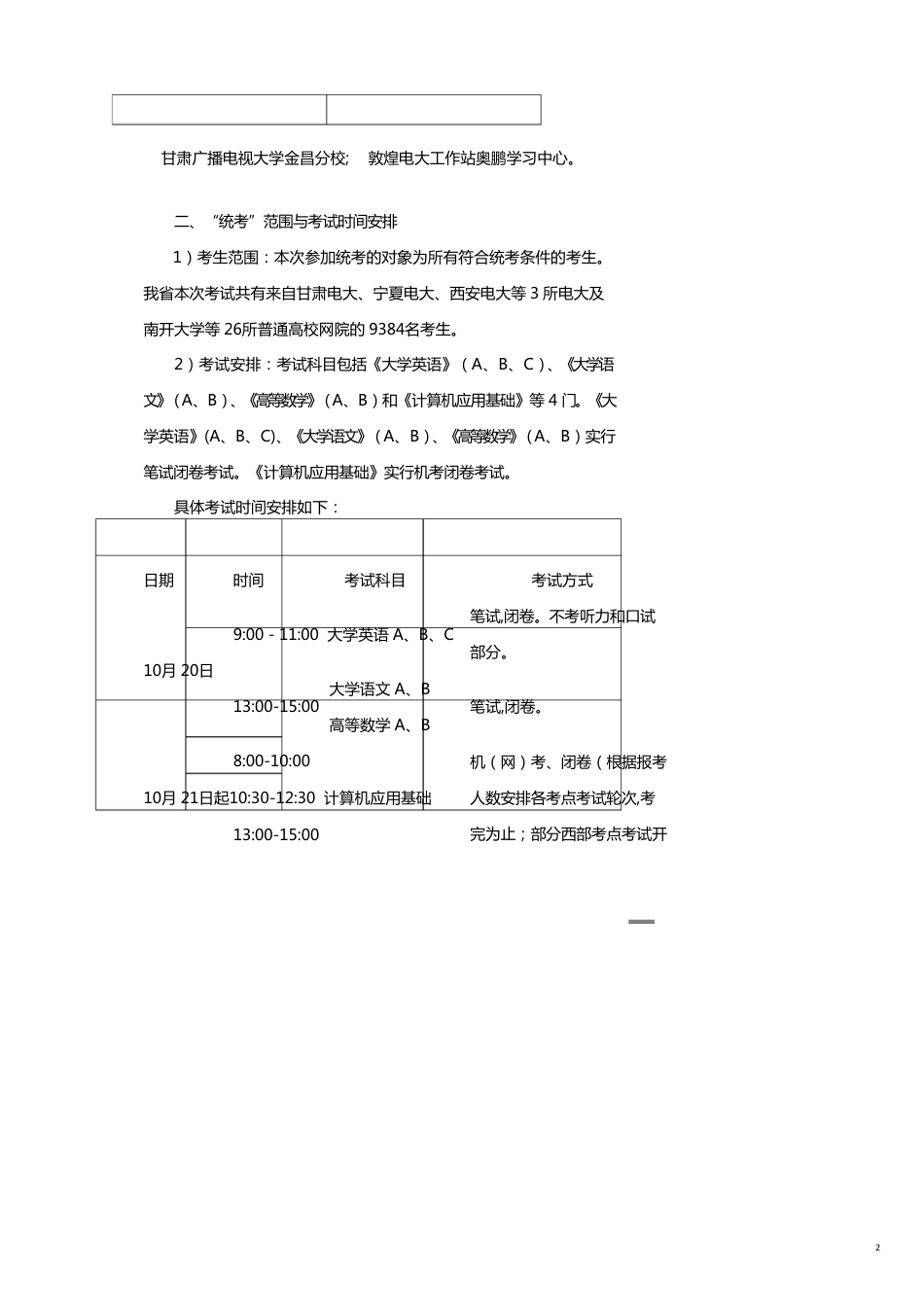 甘肃广播电视大学奥鹏远程教育管理中心文件_第2页