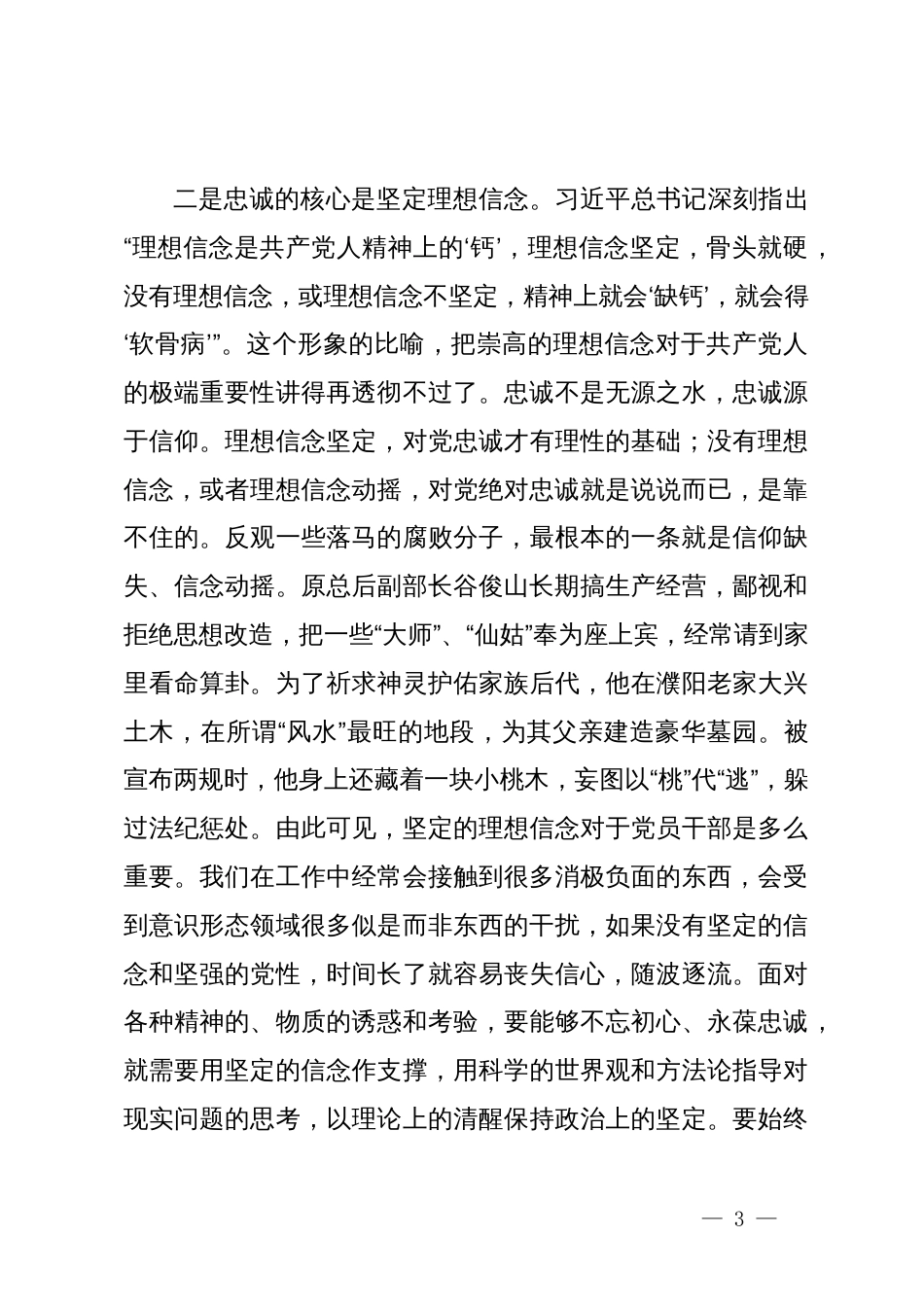 在党风廉政工作会议上的讲话稿：打铁必须自身硬，建设忠诚干净担当的干部队伍_第3页