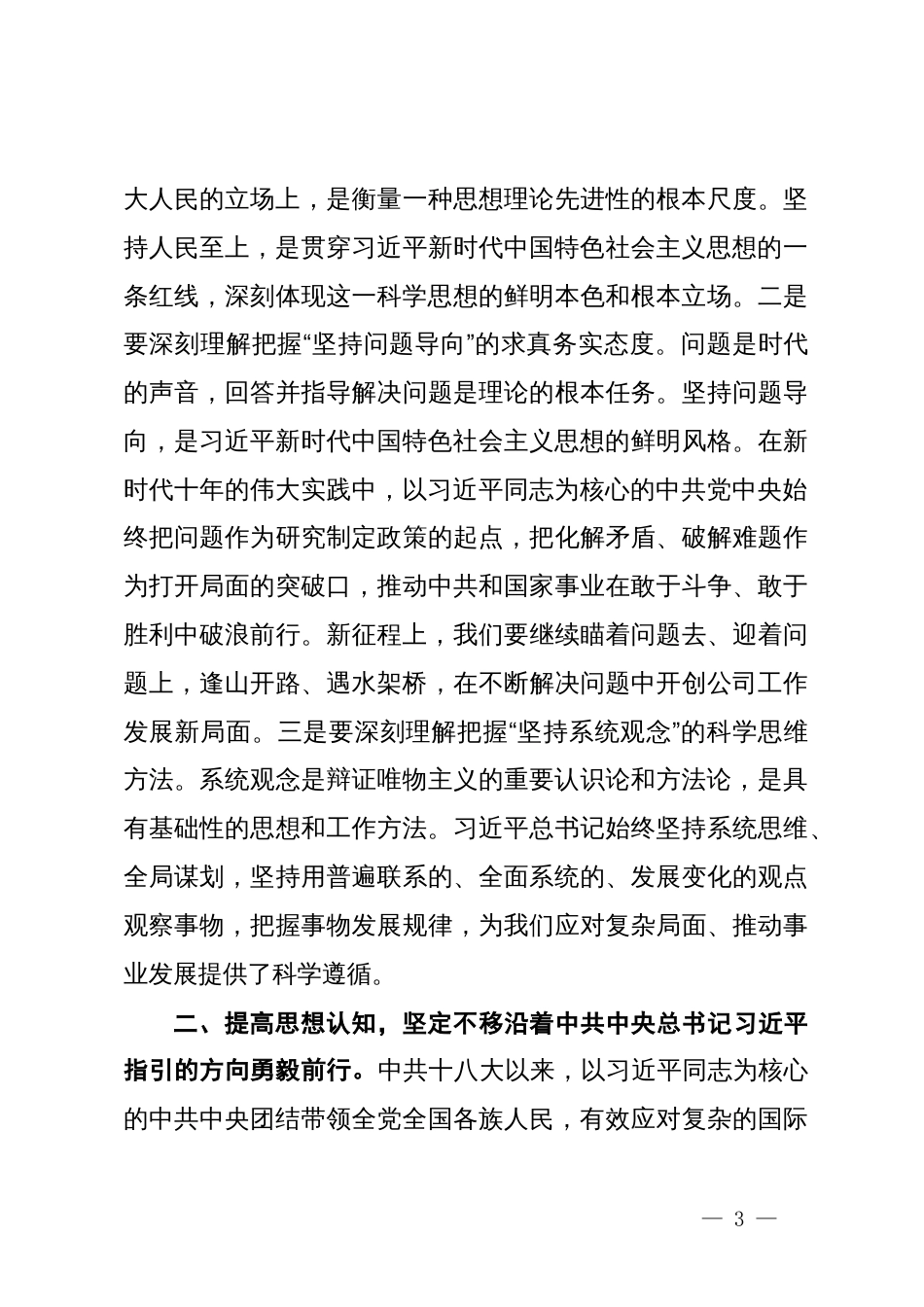 民主党派人士（领导）学习贯彻党的二十大精神研讨发言_第3页