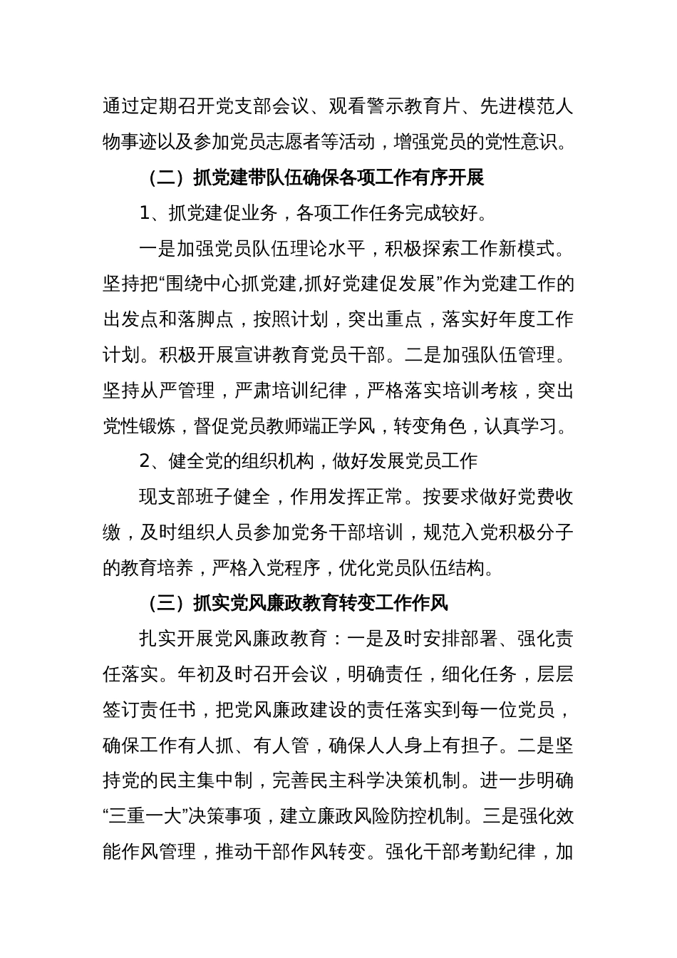 年党建工作总结 行业总结汇总报告_第2页