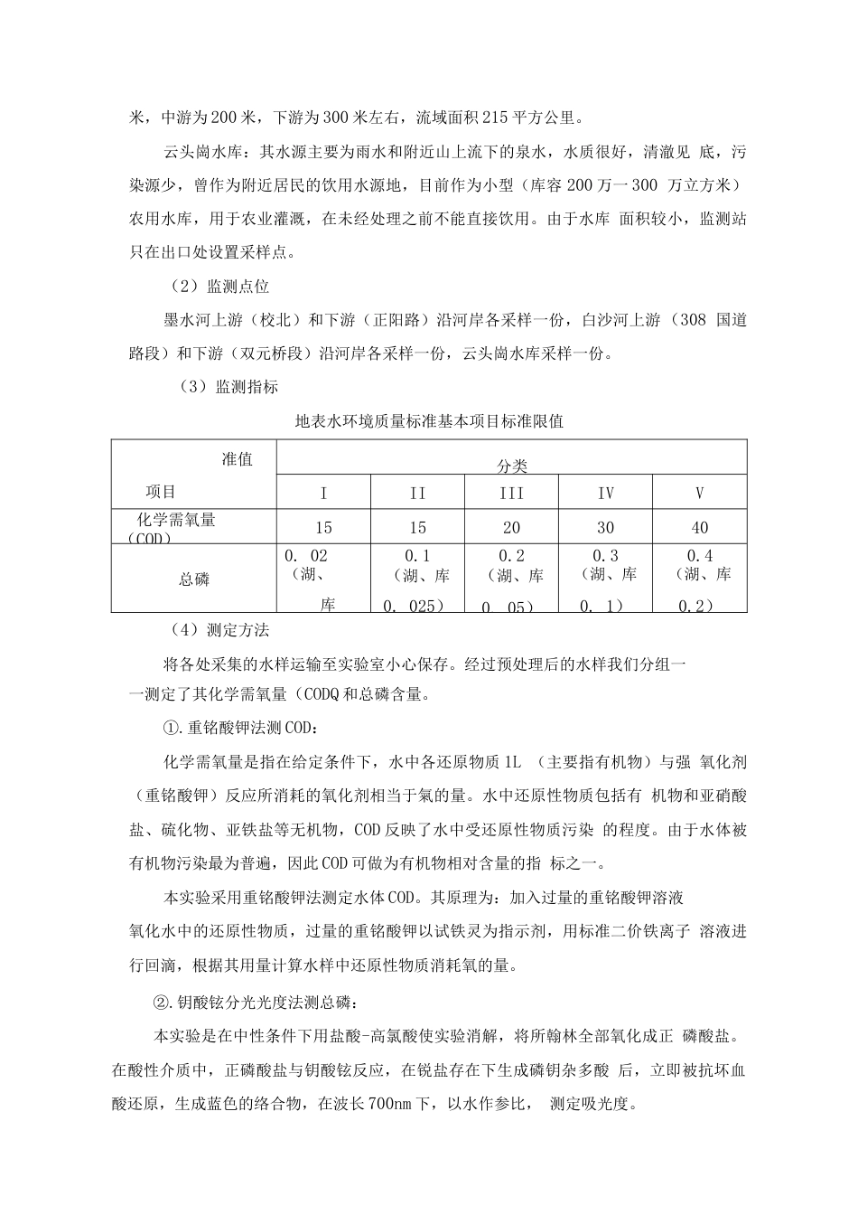 环境检测实习报告 行业总结汇总报告_第2页