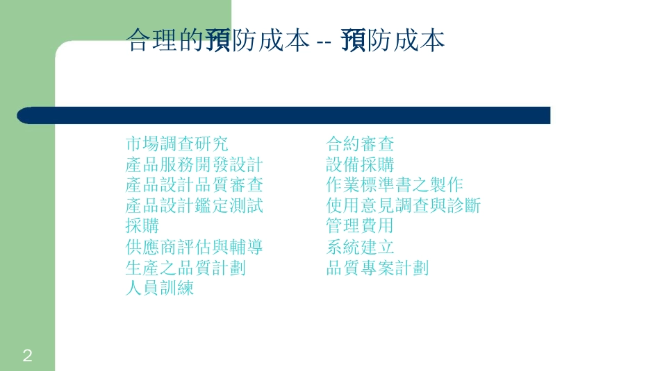 品质管理质量成本品质成本ppt12页_第1页