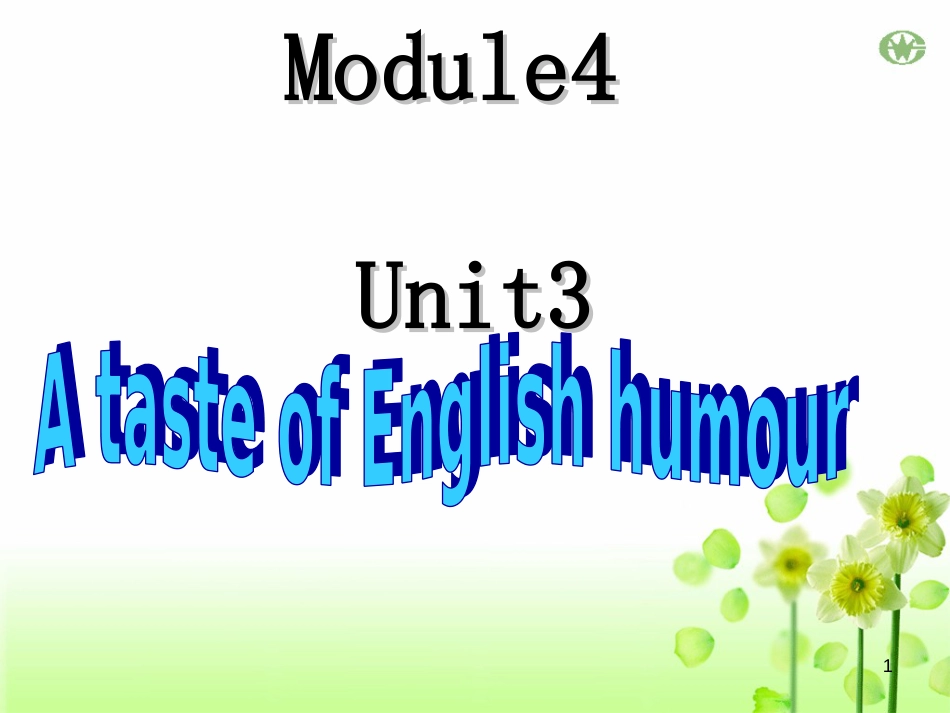 人教版必修4Unit3-语言点a-taste-of-English-humor[共120页]_第1页
