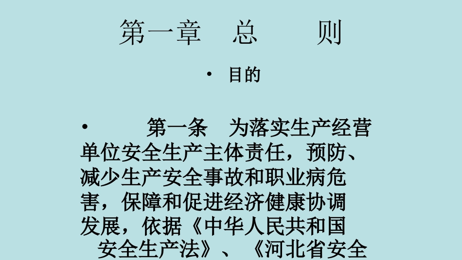 落实生产经营单位安全生产主体责任讲义_第1页