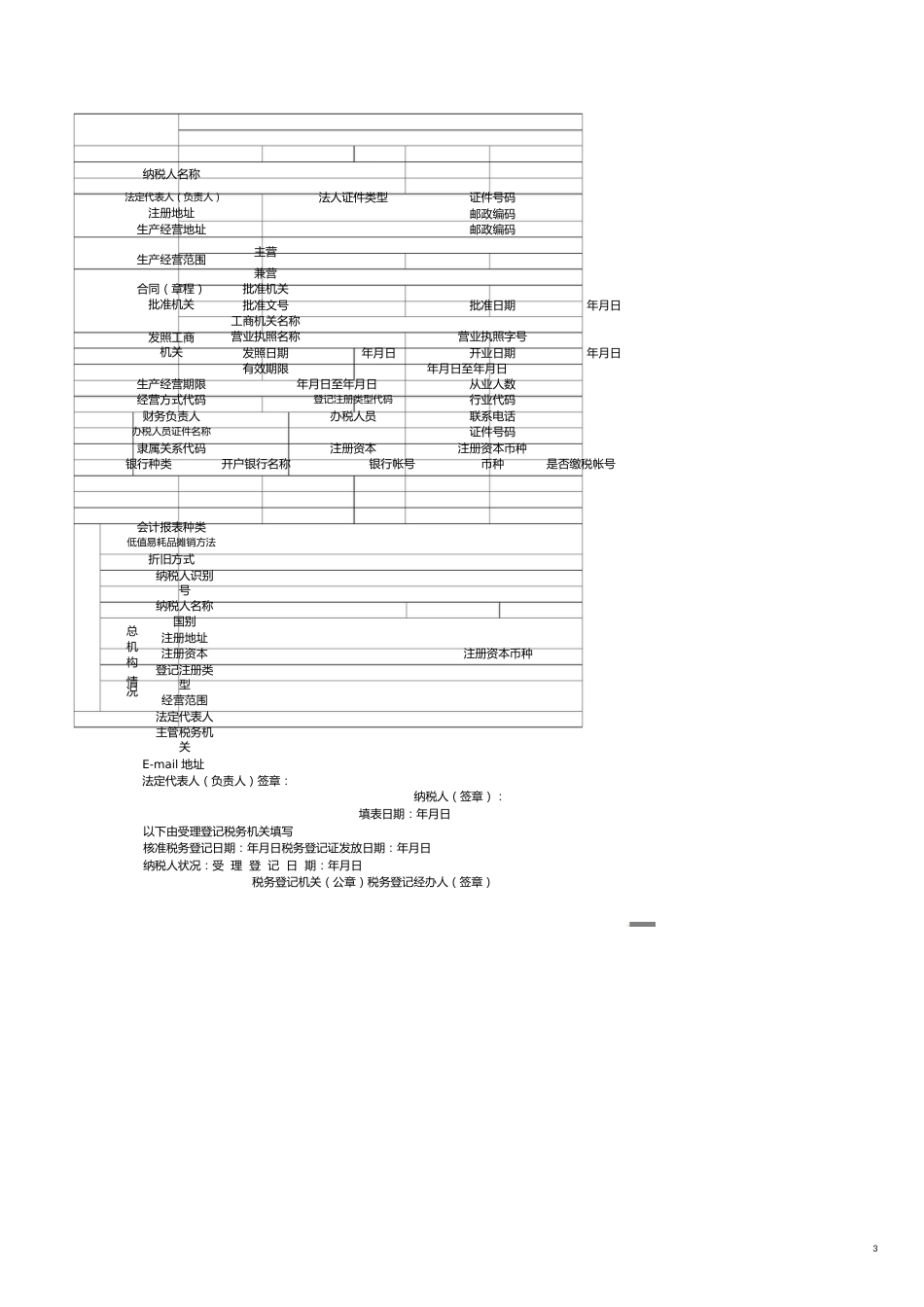 纳税人税种登记表及附表[共11页]_第3页