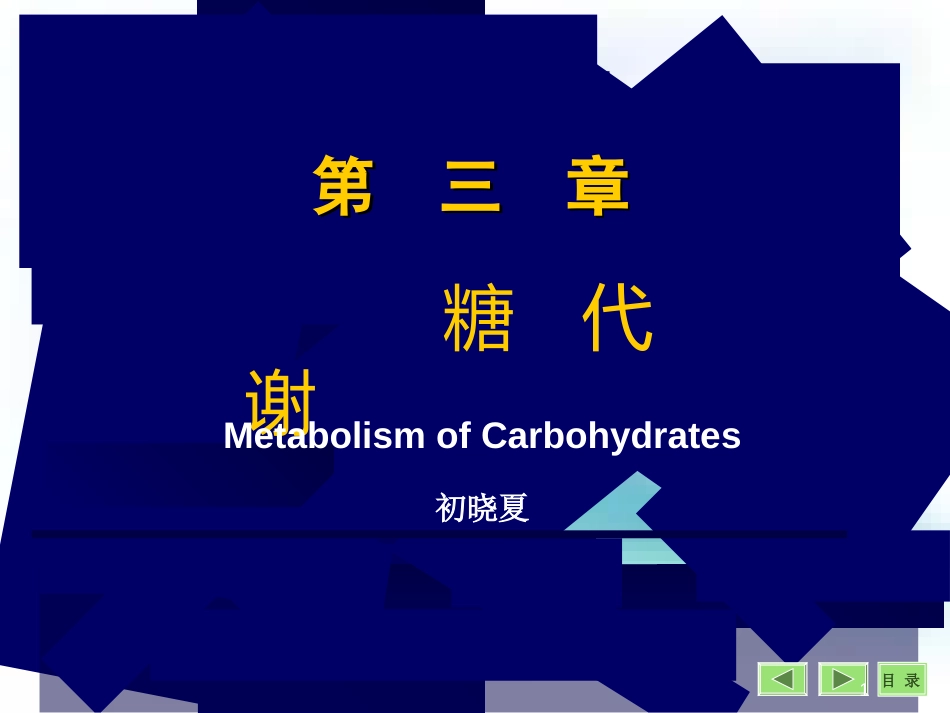 糖代谢-课件(PPT演示)[共87页]_第1页