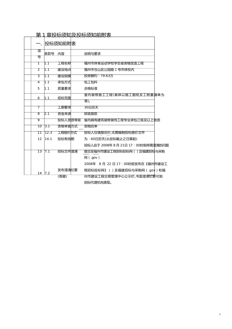 某市市体育运动学校学生宿舍楼改造工程_第3页