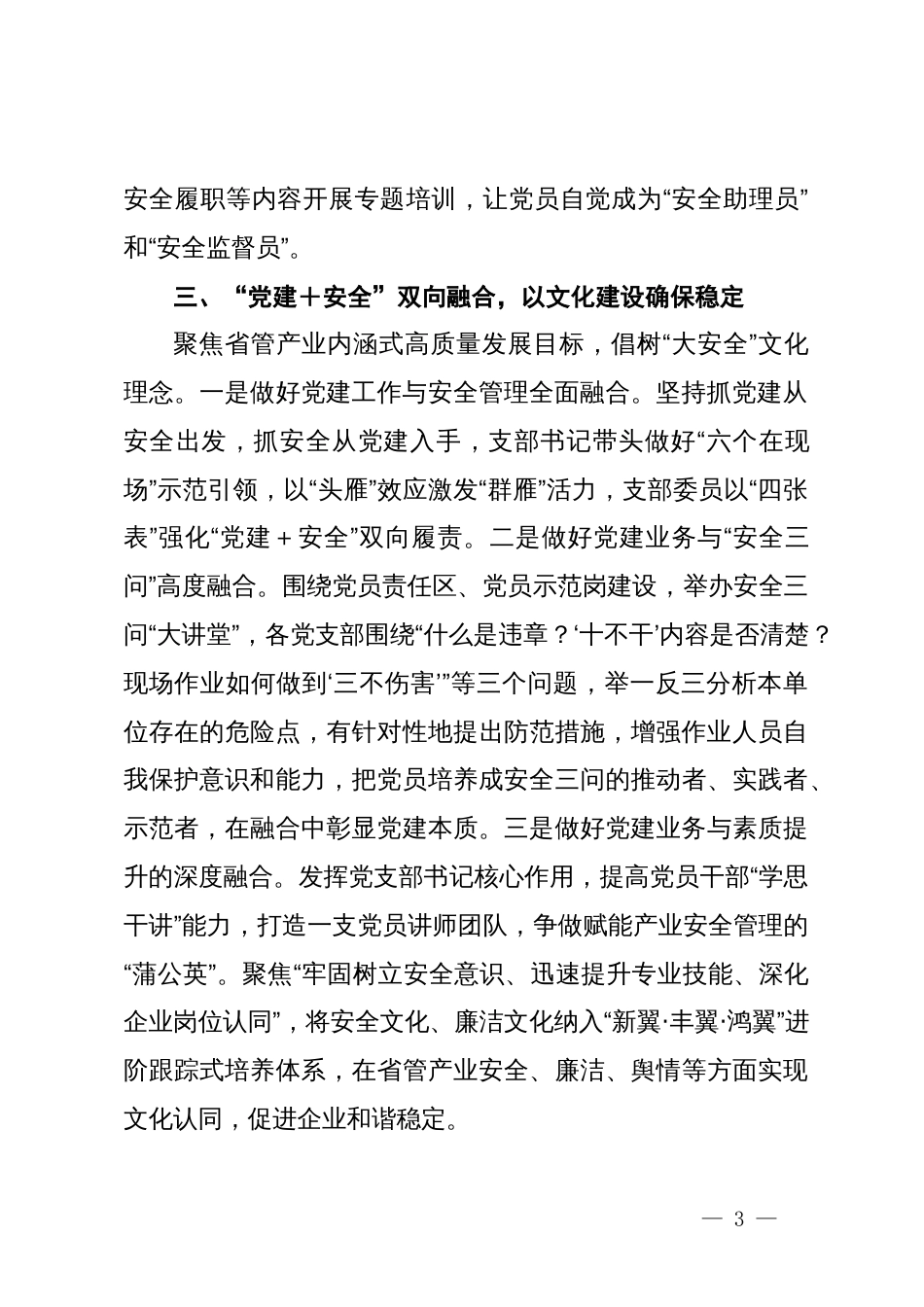 “党建＋安全”铸造高质量发展压舱石_第3页