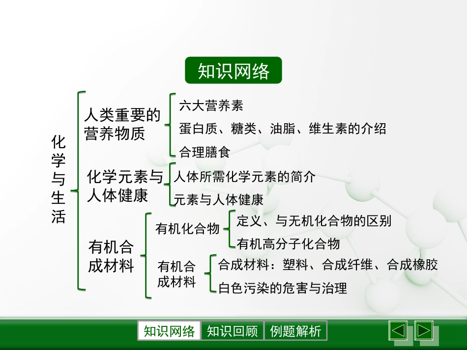 人教版九年级化学下册第十二单元《化学与生活》复习课件[共29页]_第2页