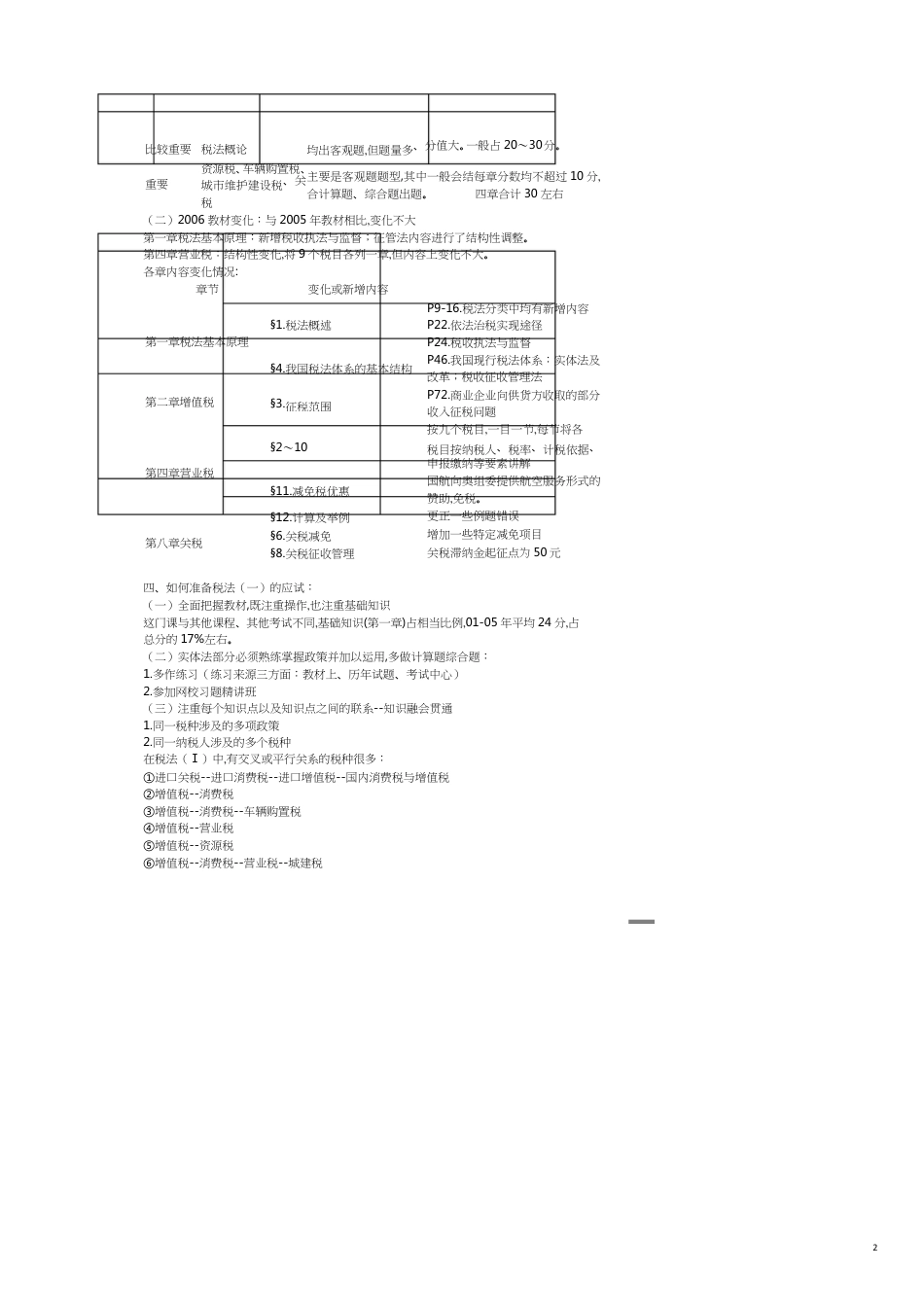 税法模拟测试题及答案解析_第2页