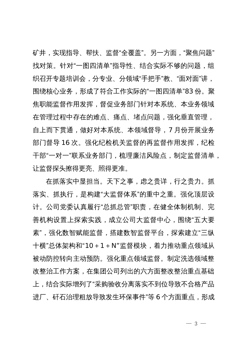 在国有企业纪检监察大监督体系建设推进会上的汇报发言_第3页