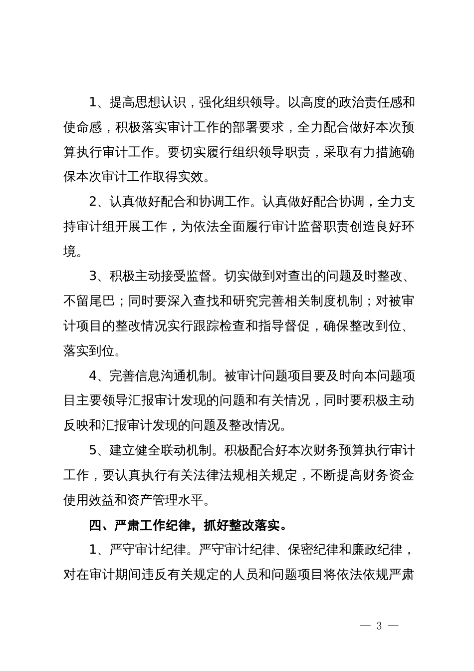 接受经济责任审计表态发言_第3页