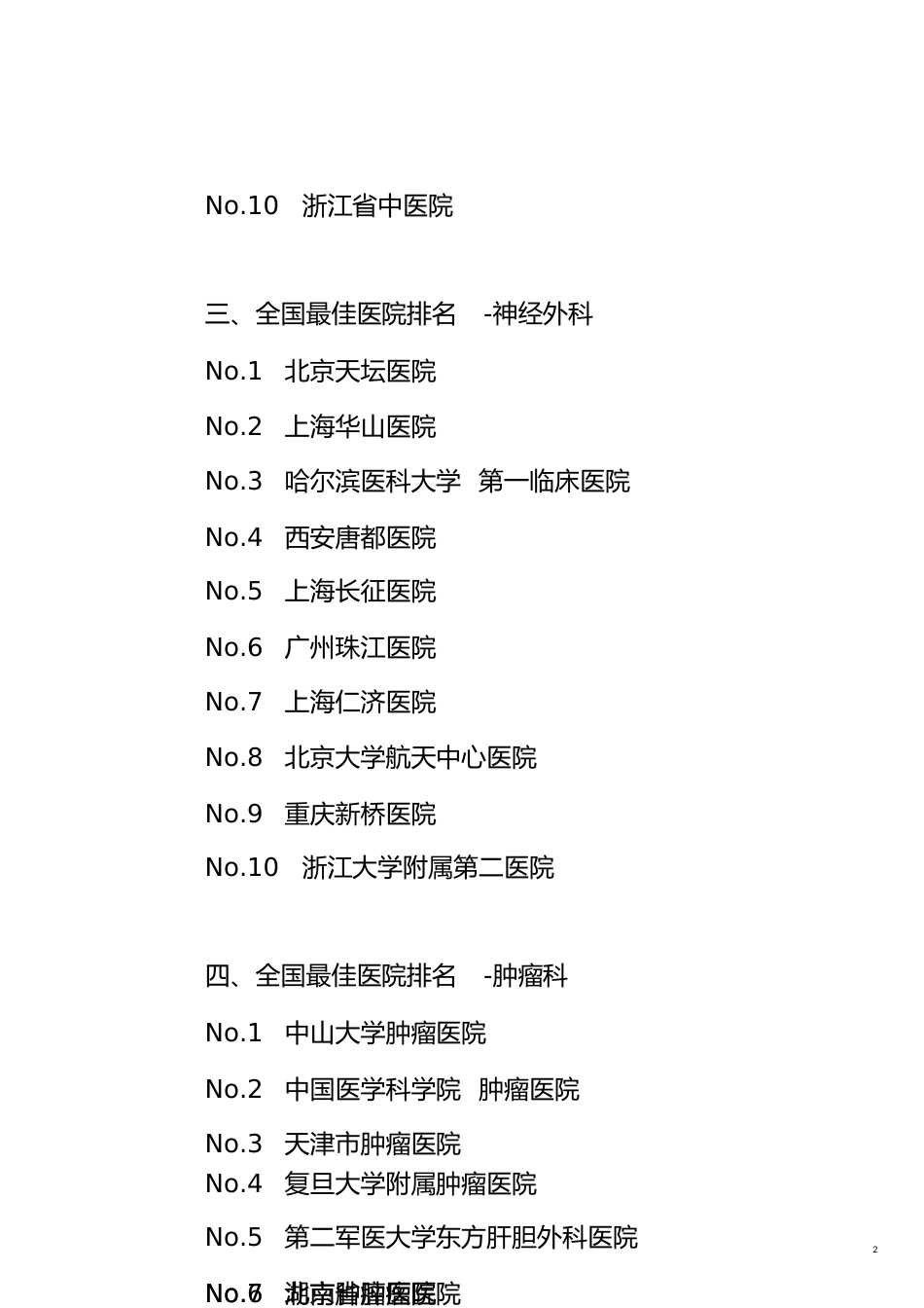 全国最佳医院排名[共26页]_第2页