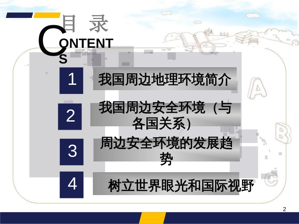 浅谈中国周边安全环境ppt课件[共34页]_第2页