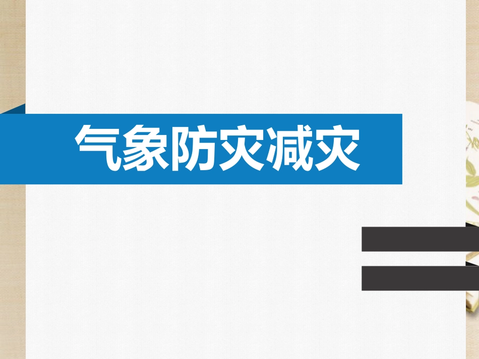 气象防灾减灾知识(科普)[共37页]_第1页