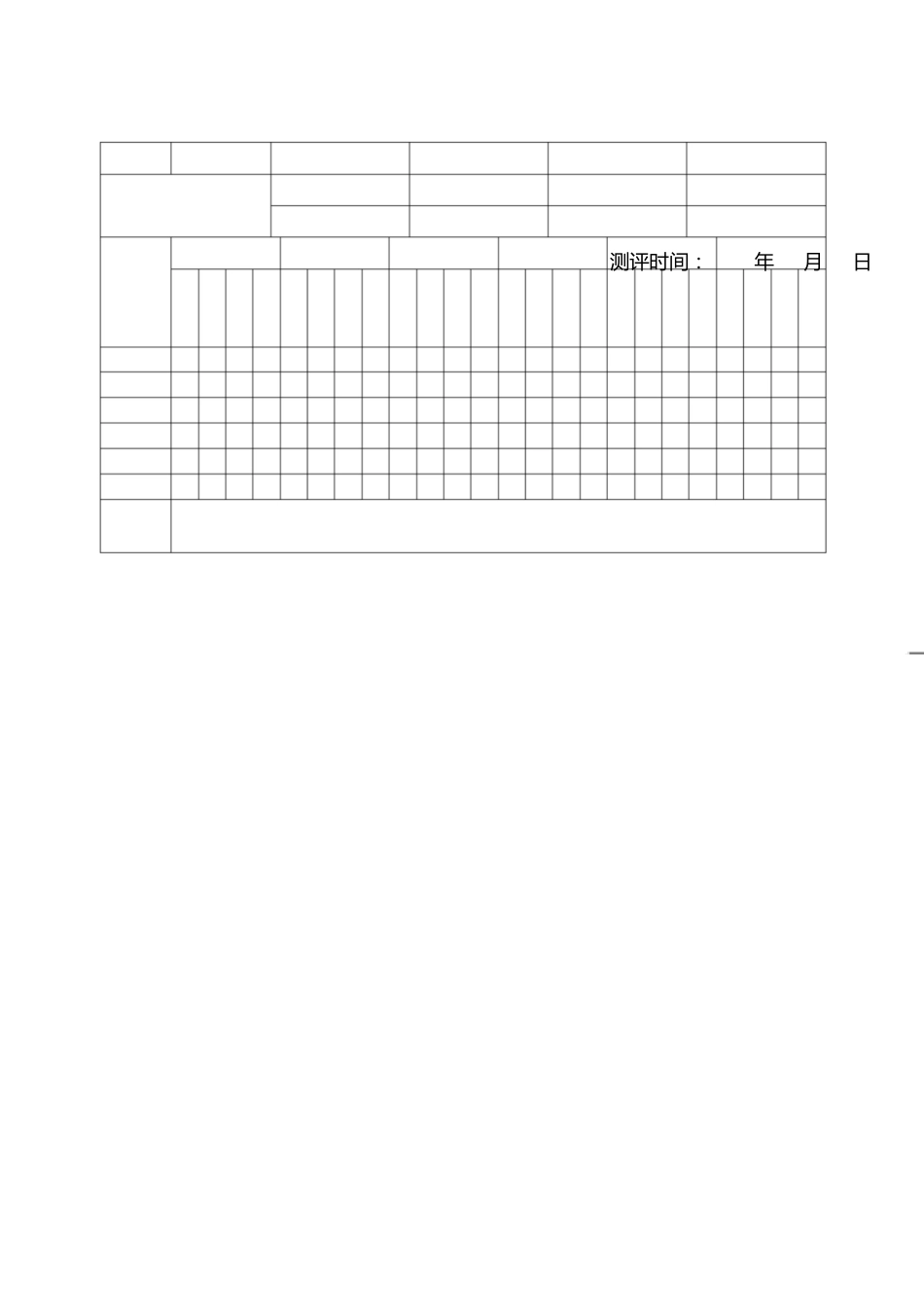 领导班子及成员年度考核测评表[共5页]_第1页