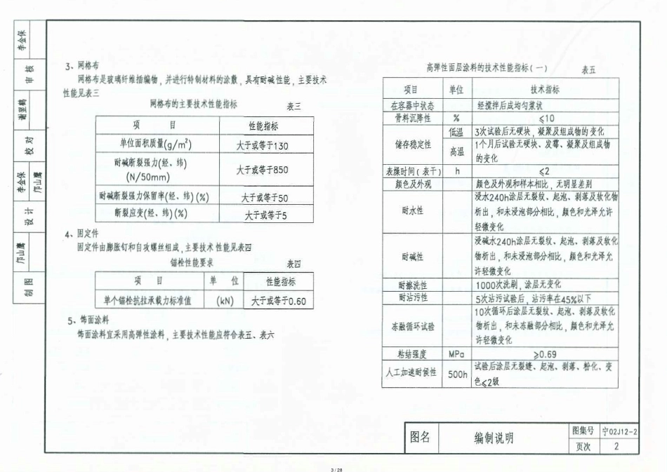 宁02J12-2-外墙外保温构造XPS板薄抹面_第3页