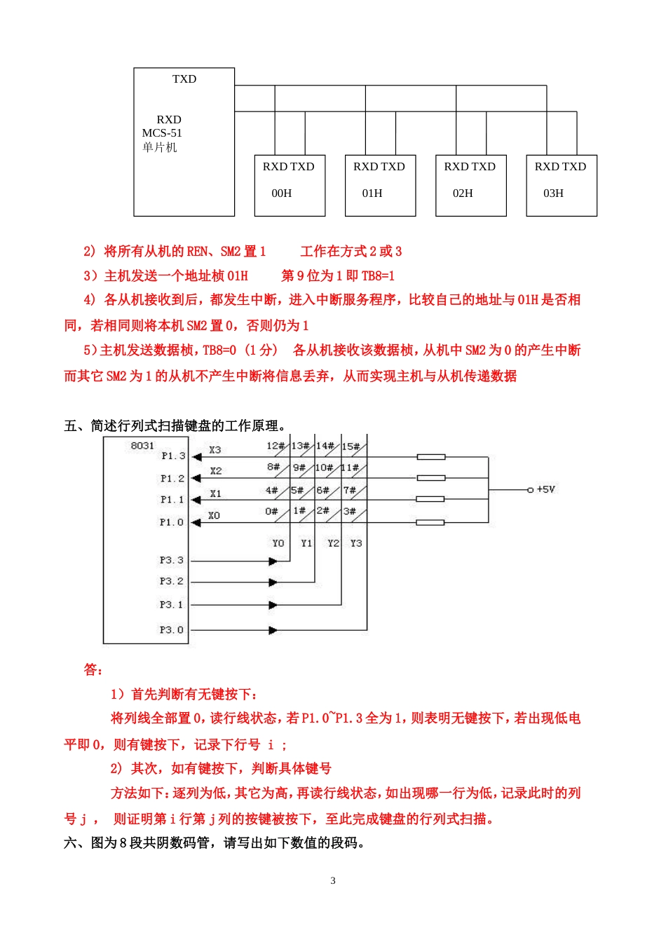 单片机试题4 参考答案_第3页