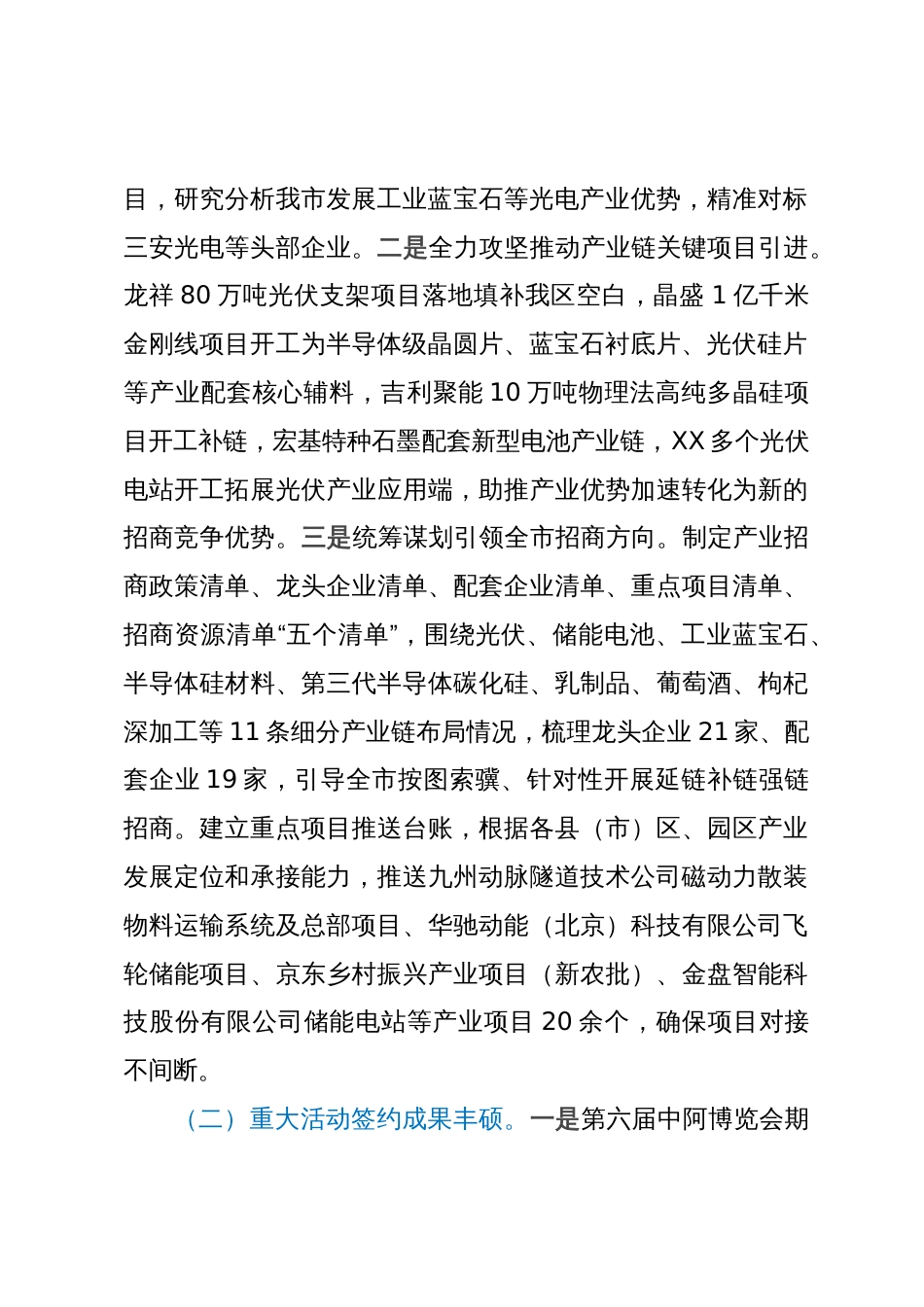 市投资促进局2023年工作总结暨2024年工作计划_第2页