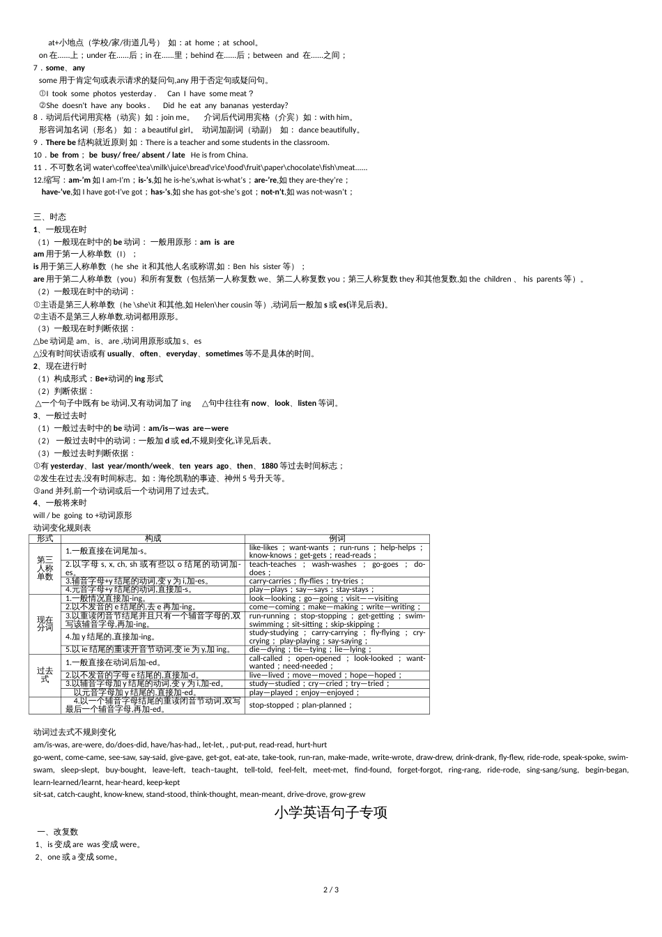 外研版小学英语知识点归纳[共4页]_第2页