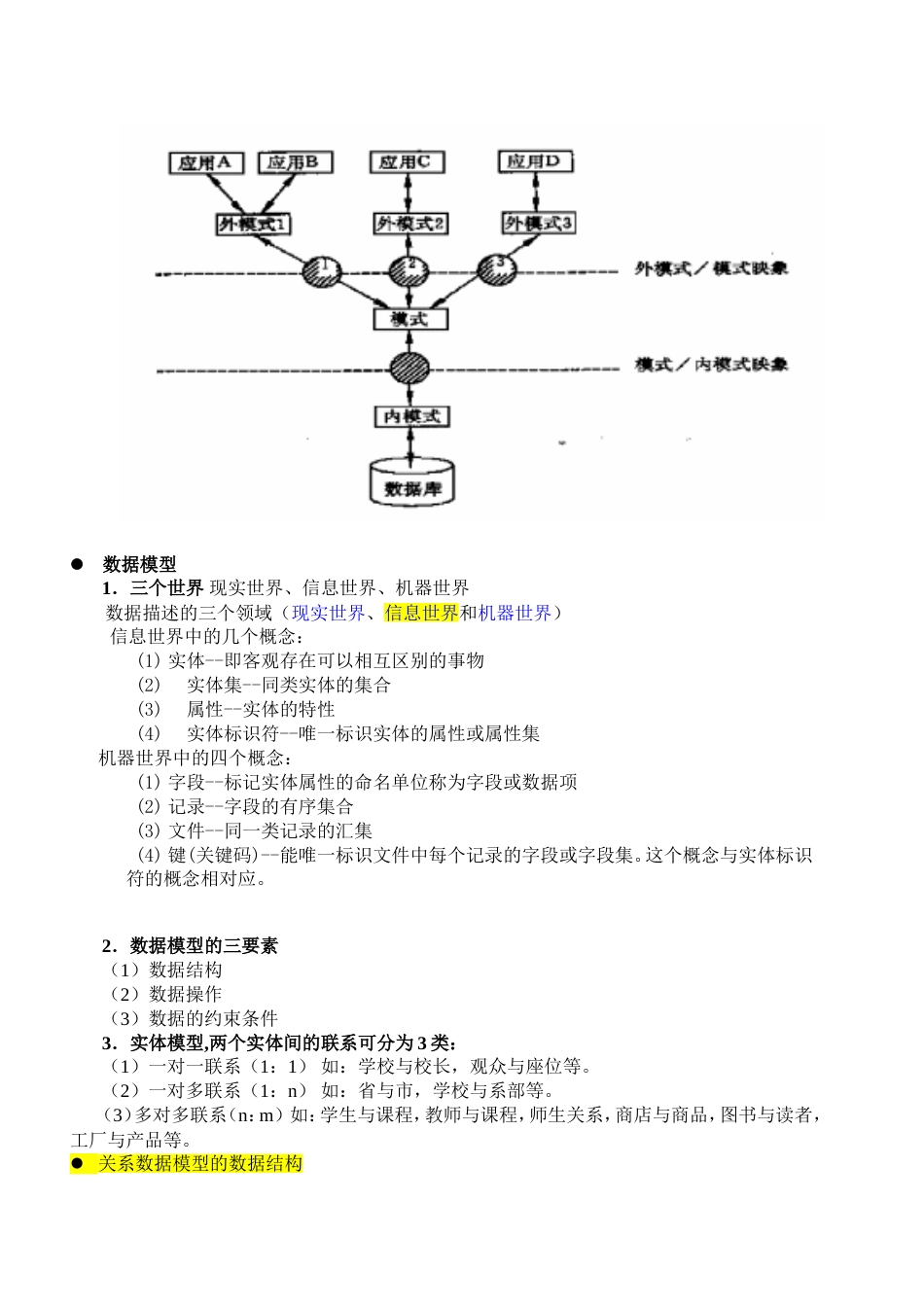 数据库原理知识点-笔试必备_第2页