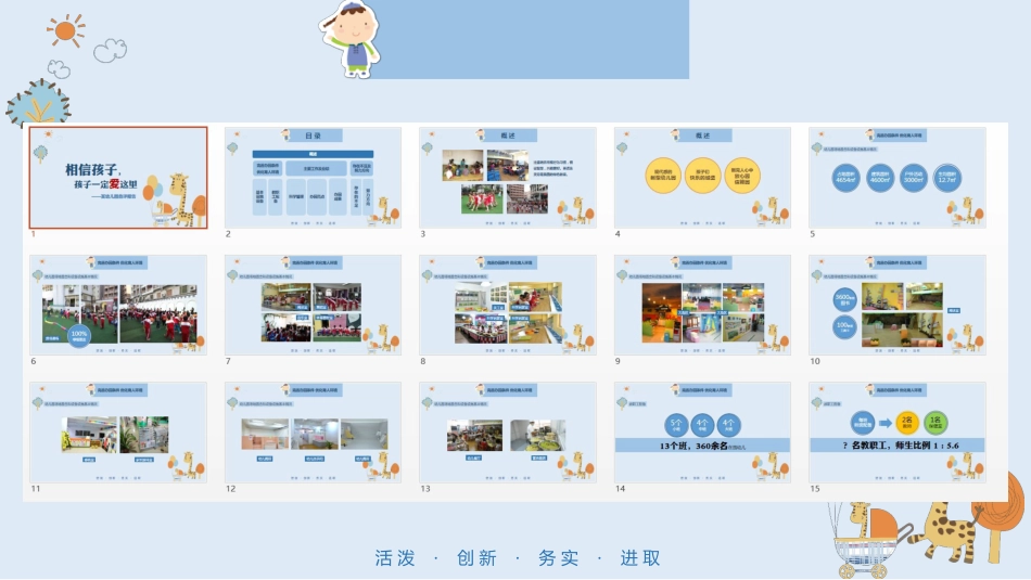 幼儿教育评估报告Ppt模板_第2页