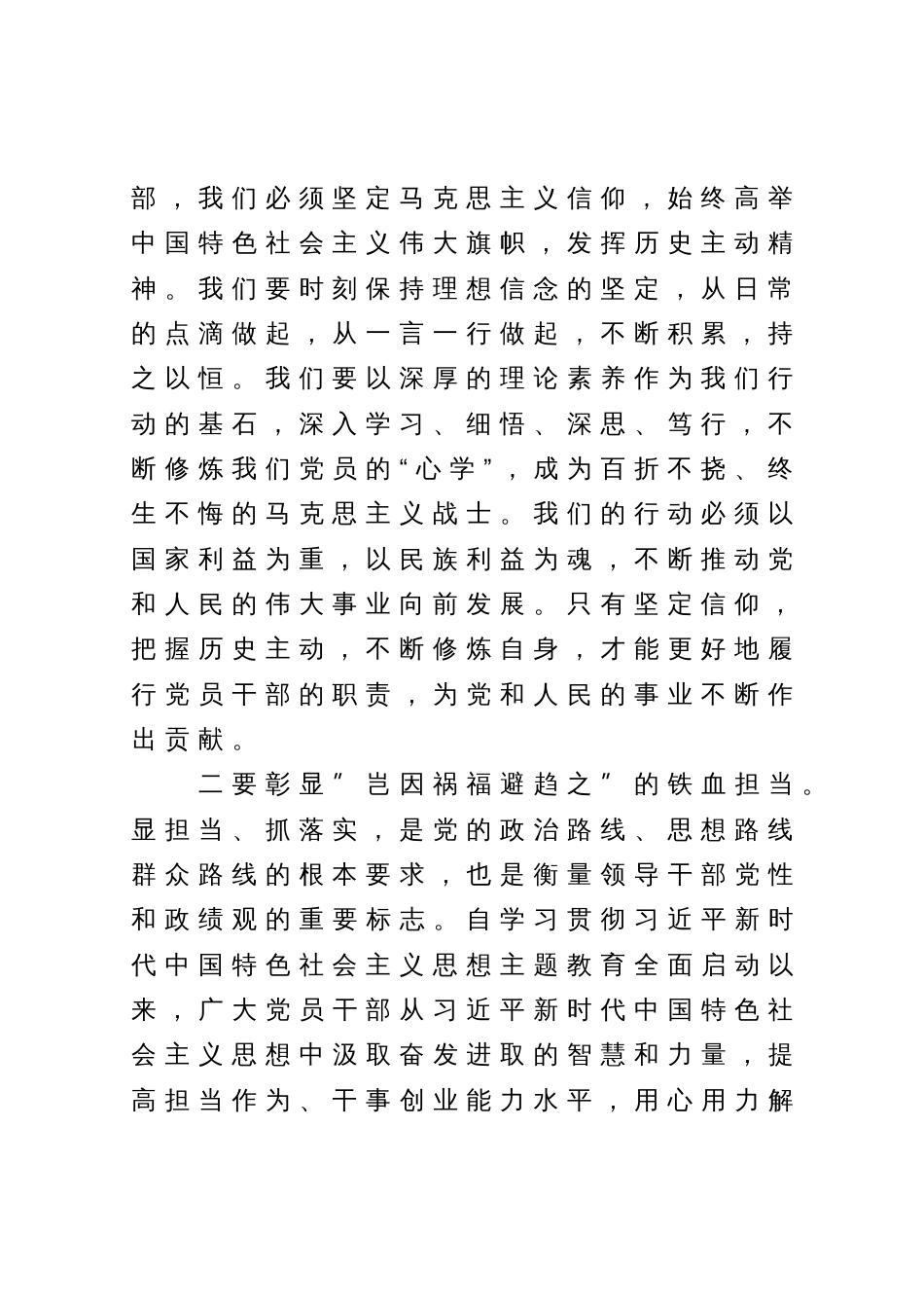 2023年度主题教育学习研讨座谈会上的发言提纲_第2页
