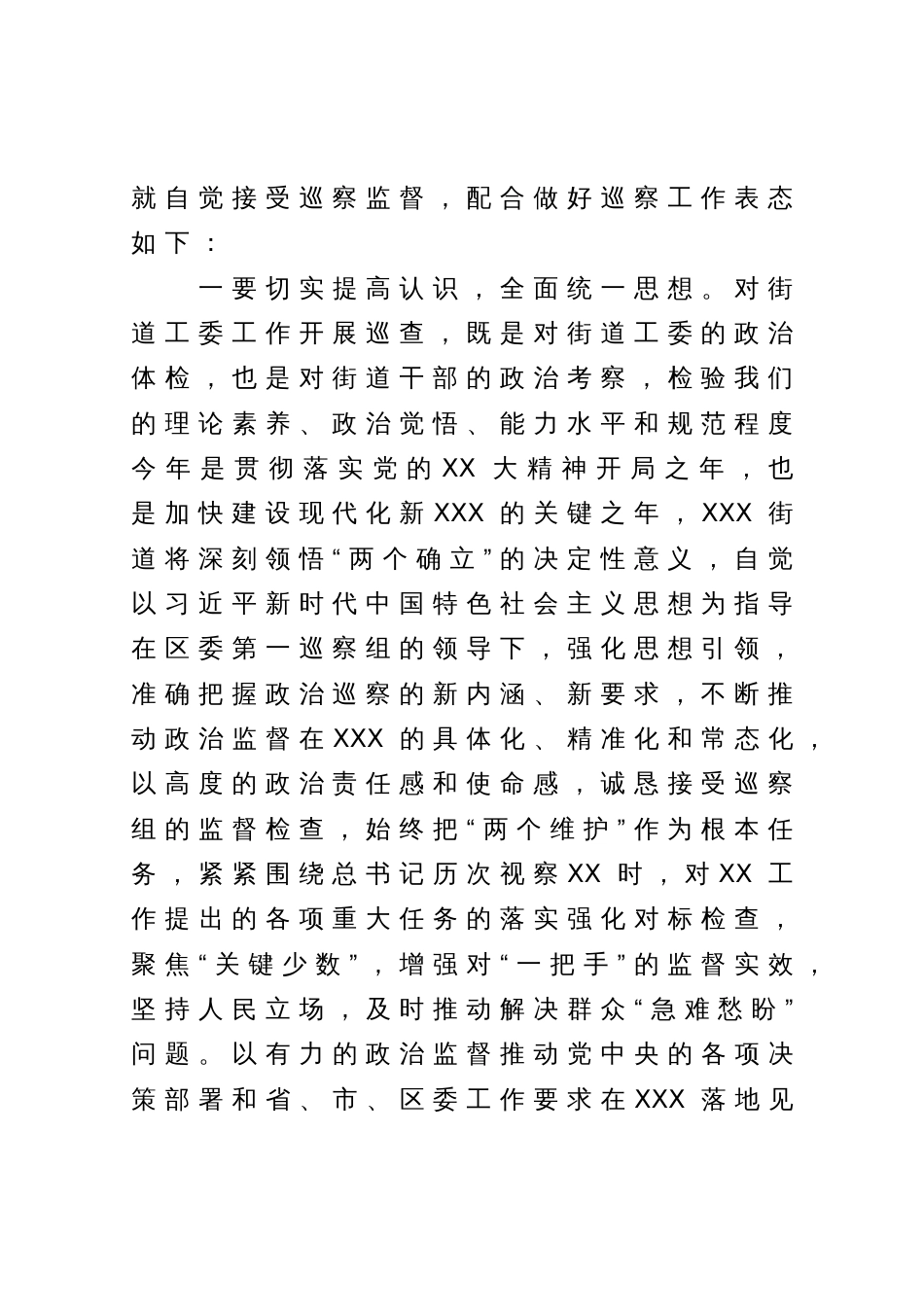 在巡察工作动员会上的表态发言_第2页