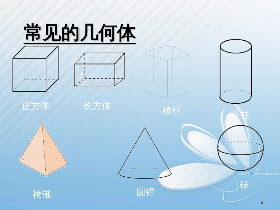 生活中的立体图形义务教育课程标准实验教科书（北师大版）七年级数学上册第一章第一节_第2页