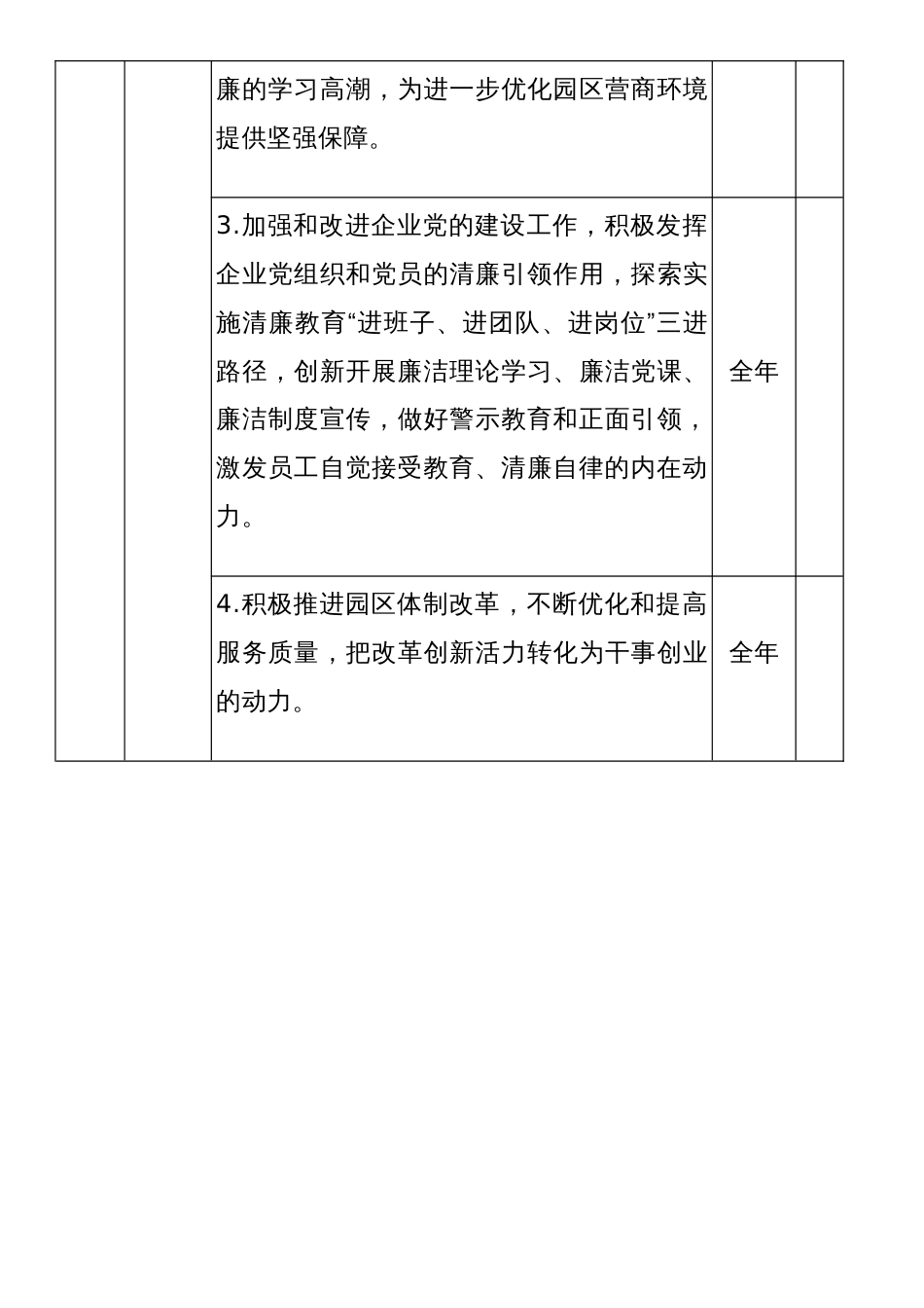 领导班子其他成员2023年度党风廉政建设“一岗双责”清单_第3页