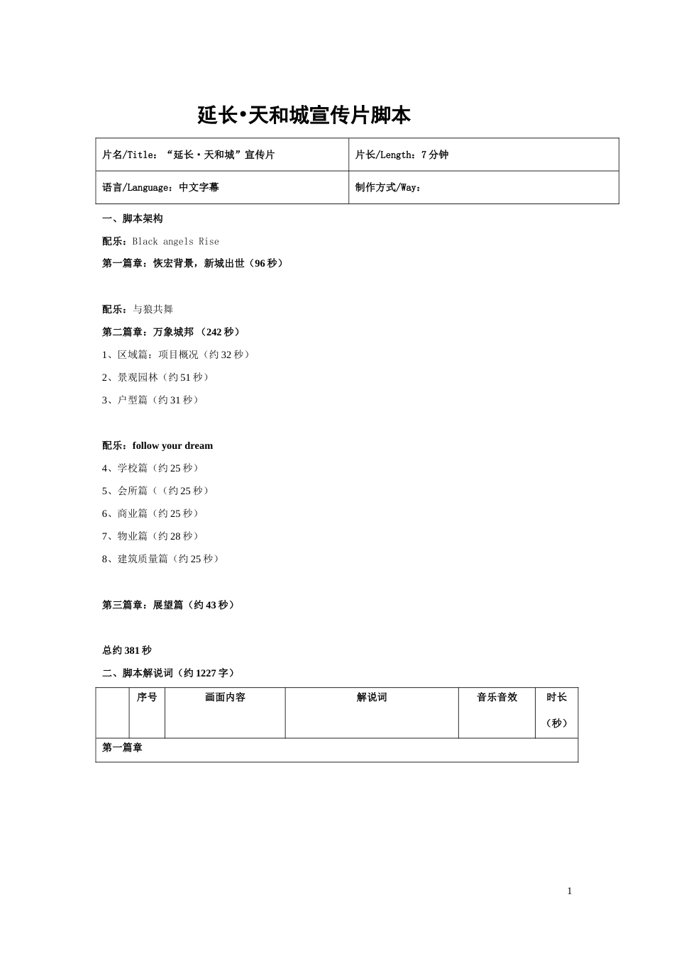 房地产宣传片脚本_第1页