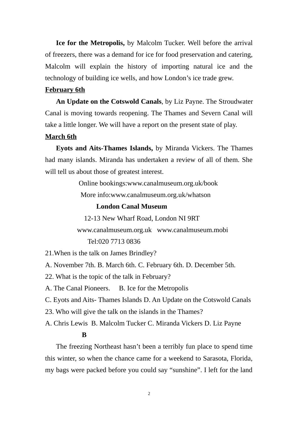 高考英语全国卷1_第2页