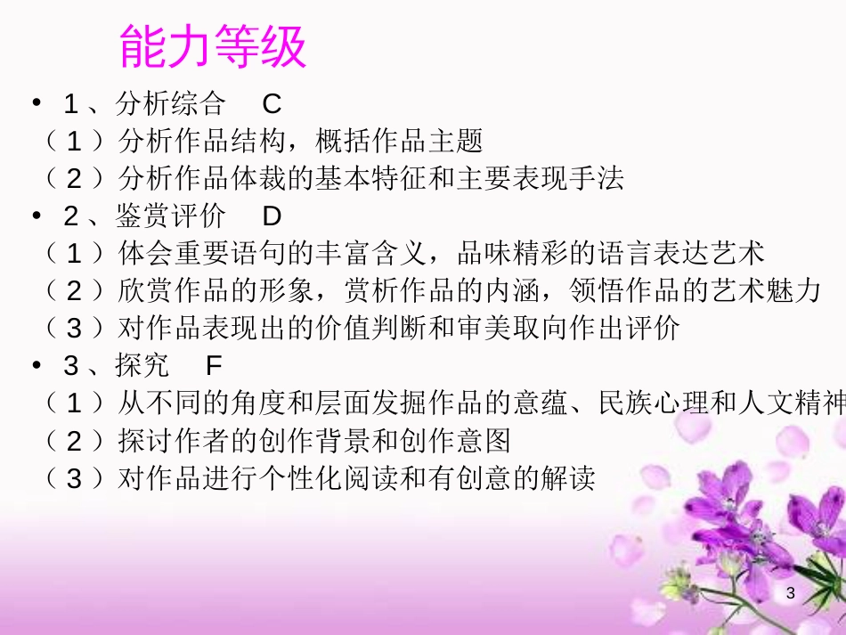 [PPT]高考语文高考小说阅读鉴赏课件_第3页