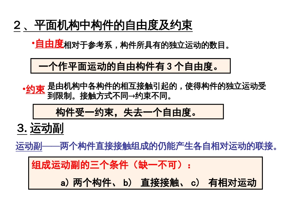 机械原理复习[67页]_第2页