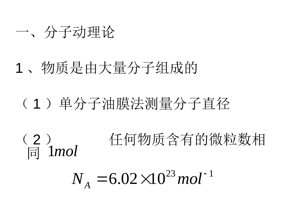 高中物理选修33知识点整理共25页共25页_第2页