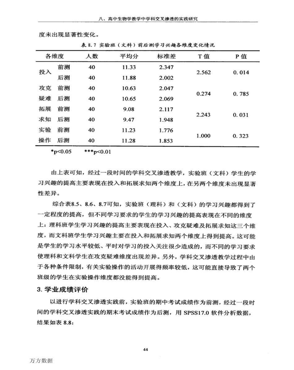 例析高中生物教学中学科交叉意识的渗透_第3页