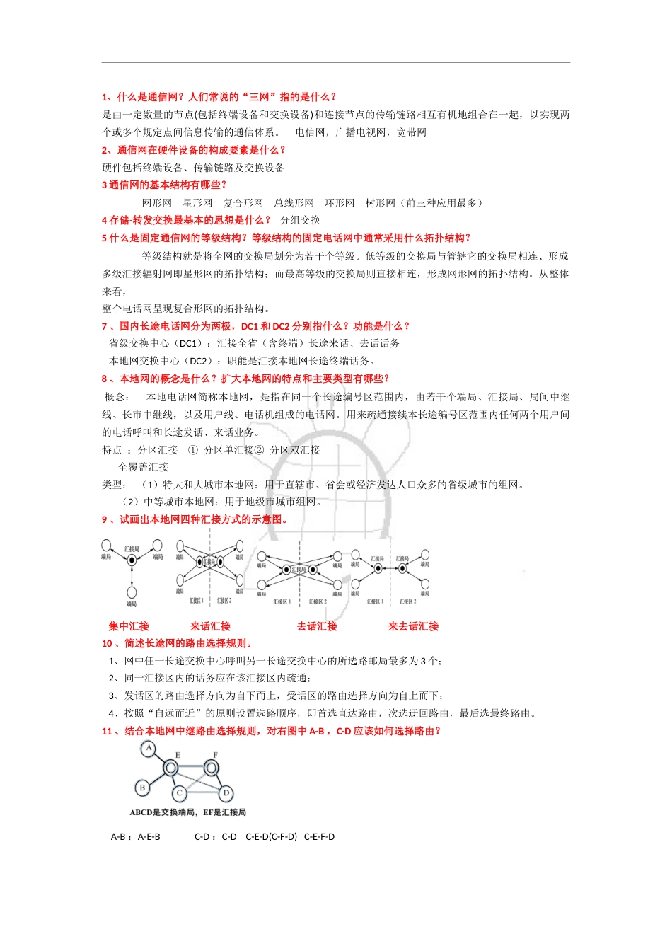 现代通信网课后答案[9页]_第1页