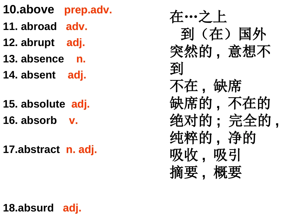英语高考3500词课件 _第3页