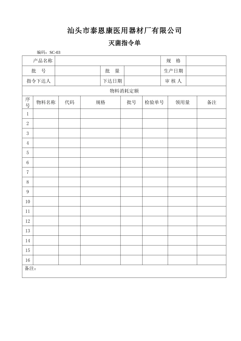 一次性使用口罩批生产记录_第2页