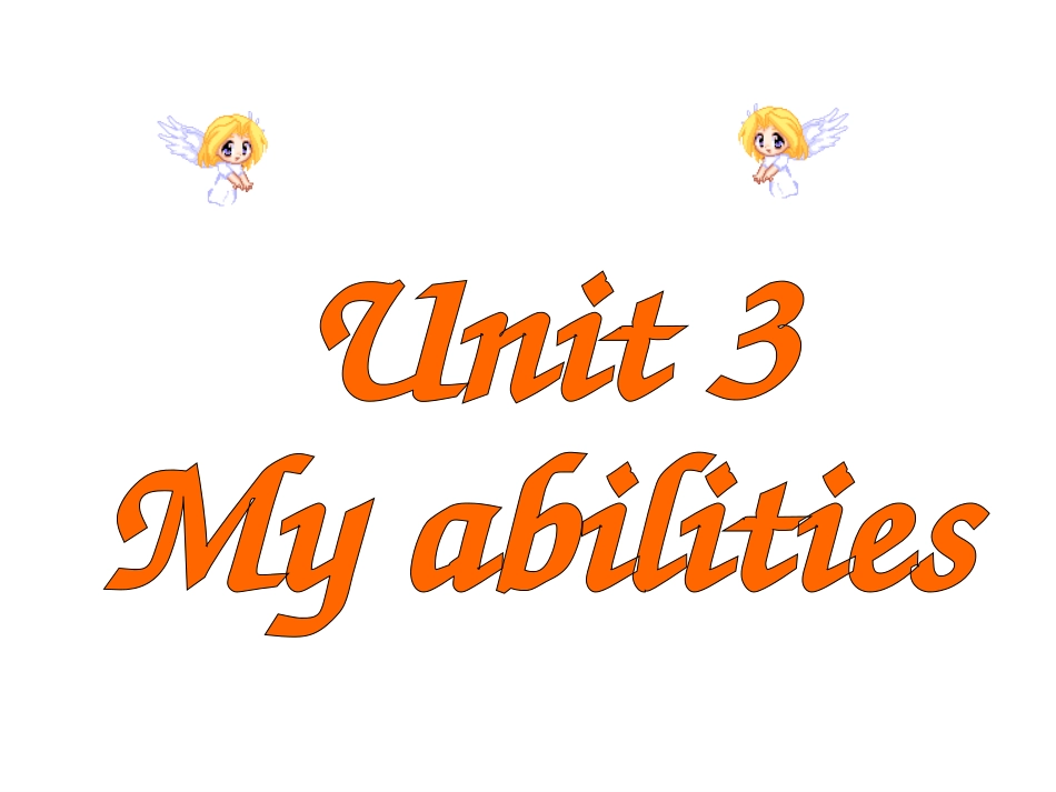 《Unit3Myabilities》ppt课件_第2页