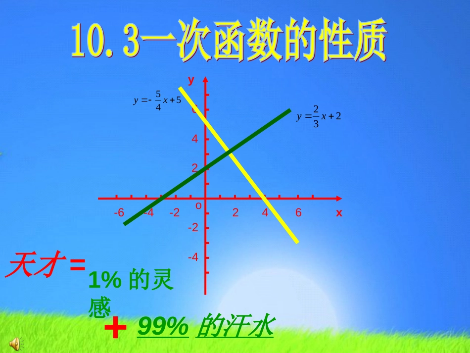 2015春青岛版数学八下10.3《一次函数的性质》ppt课件(共46页)_第1页