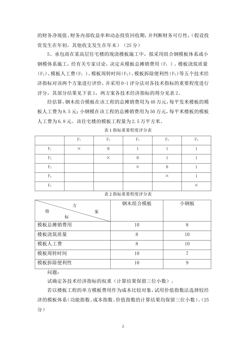 工程经济学真题_第2页