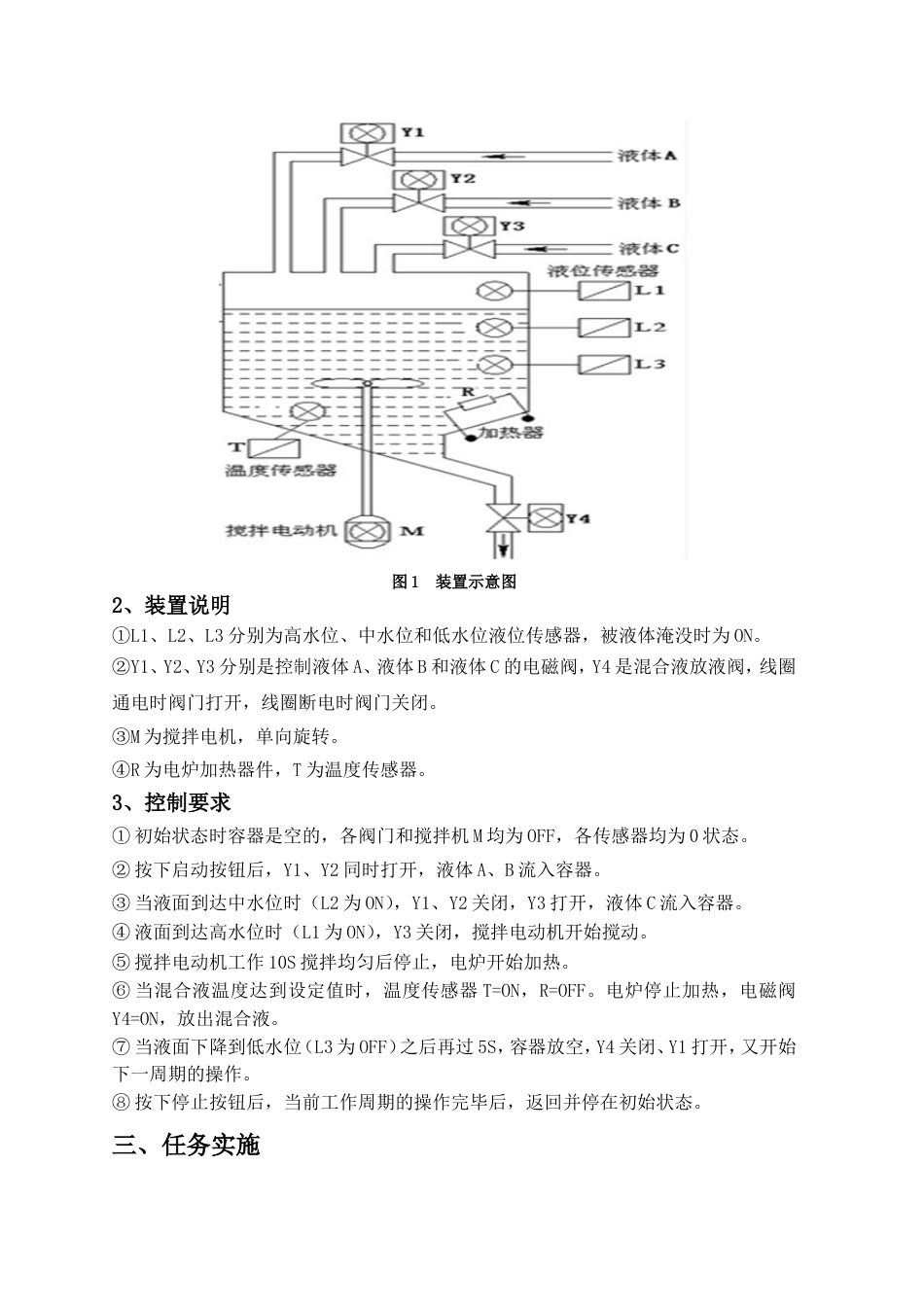 多种液体混合的PLC控制(共7页)_第3页