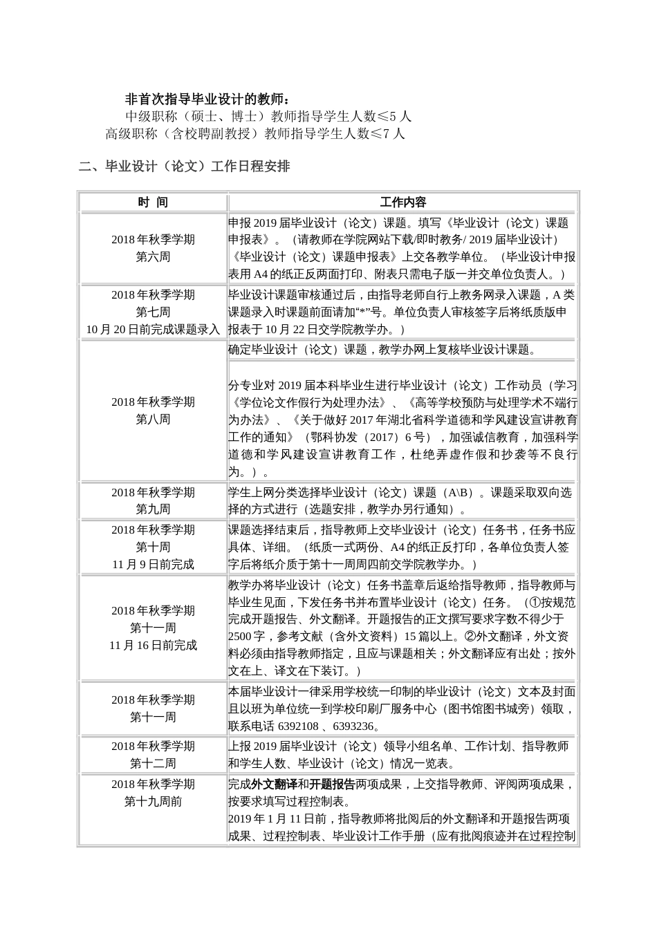 电气与新能源学院2019届本科生毕业设计论文工作安排(共4页)_第2页