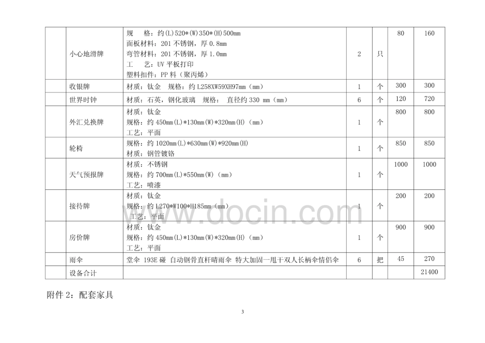 前厅实训室建设方案第三次修改   _第3页