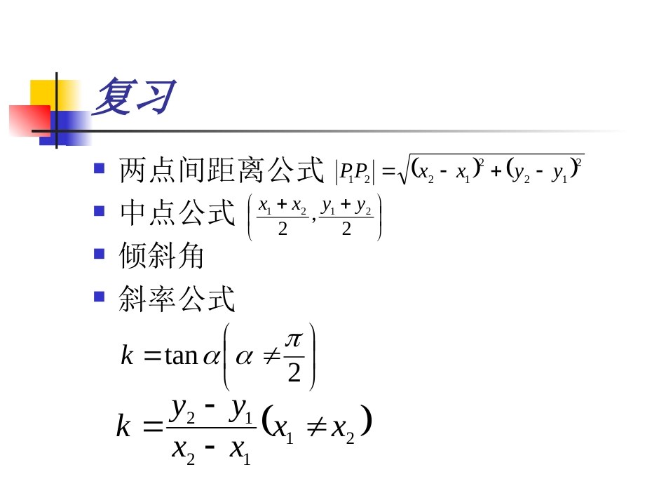 8.3直线方程中职数学第二册_第2页