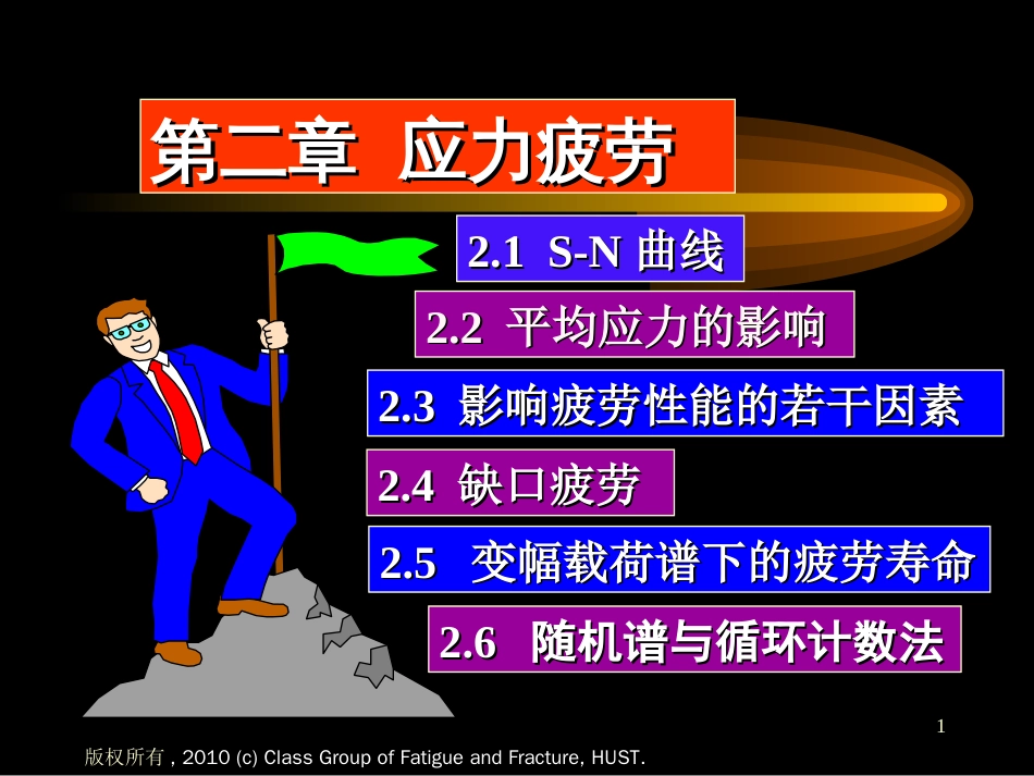 华中科技大学精品课程疲劳与断裂第二章第二次课共页_第1页